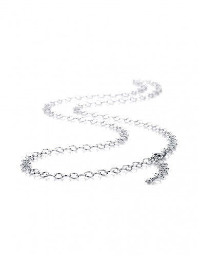 Sabay Fantasy Kette 80 cm Silber rhodiniert