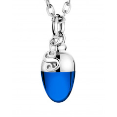 Suay I Schmuckanhänger I Sapphire blau I Silber rhodiniert