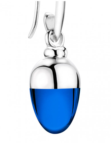 Suay I Ohrschmuck I Sapphire blau I Silber rhodiniert