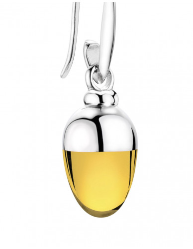 Suay I Ohrschmuck I Calcite gold I Silber rhodiniert