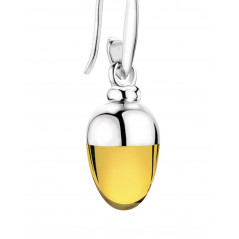 Suay I Ohrschmuck I Calcite gold I Silber rhodiniert