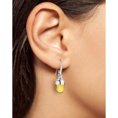 Suay I Ohrschmuck I Calcite gold I Silber rhodiniert