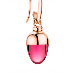 Suay I Ohrschmuck I Rhodolit pink I Silber rosévergoldet