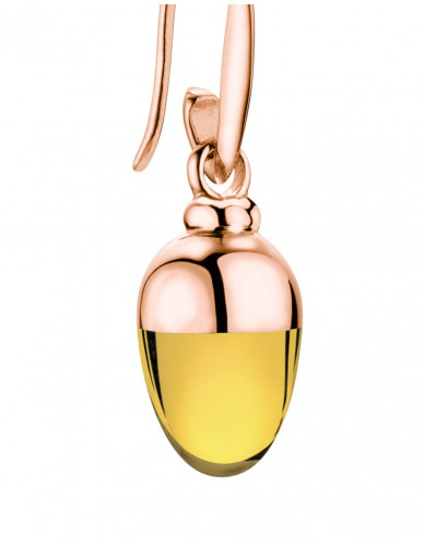 Suay I Ohrschmuck I Calicite gold I Silber rosévergoldet