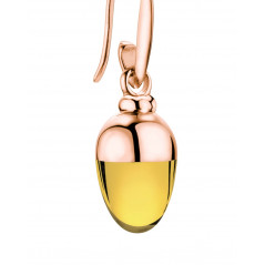 Suay I Ohrschmuck I Calicite gold I Silber rosévergoldet