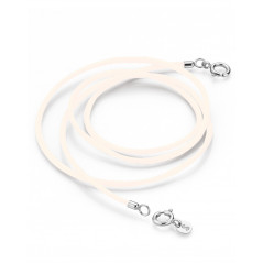Pagoy I Schmuck-/Maskenband I Moon weiss Silber rhodiniert