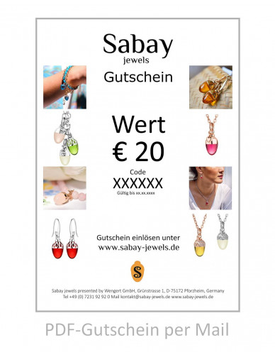 Sabay Jewels Gutschein Wert 20