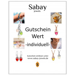 Sabay Jewels Gutschein individuell