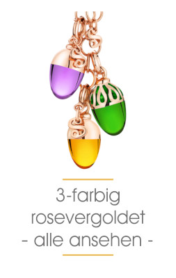 Alle Sabay Jewels Schmuckanhänger im 3er Set mehrfarbig in Roségold