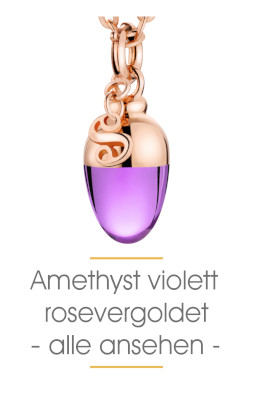 Alle Sabay Jewels Schmuckanhänger im frischen Amethyst Violett in Roségold