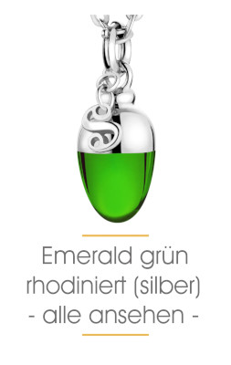 Alle Sabay Jewels Schmuckanhänger im beruhigenden Emerald Grün in Silber