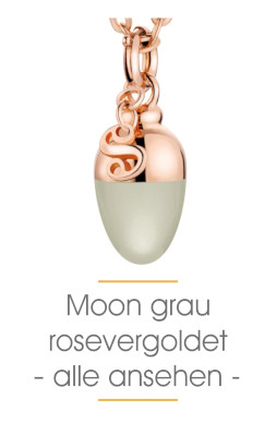 Alle Sabay Jewels Schmuckanhänger im dezenten Moon Grau in Roségold