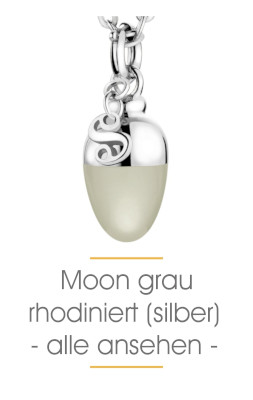 Alle Sabay Jewels Schmuckanhänger im dezenten Moon Grau in Silber