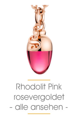 Alle Sabay Jewels Schmuckanhänger im anregenden Rhodolit Pink in Roségold