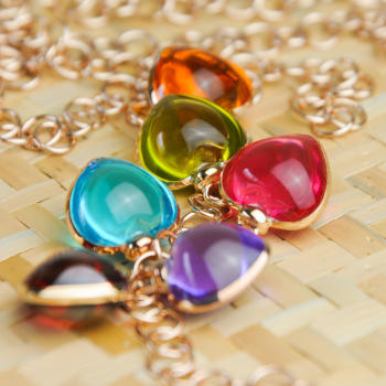 Sabay Jewels Herzanhänger in strahlenden Farben